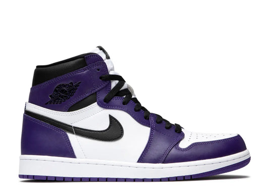 Jordan 1 Retro High Court Purple White SZ 10