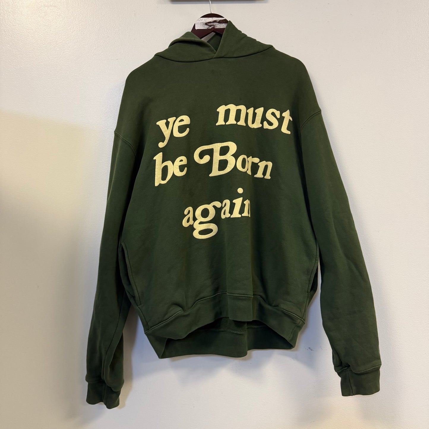 Green Cactus Plant Flea Market Born Again Hooded Sweatshirt