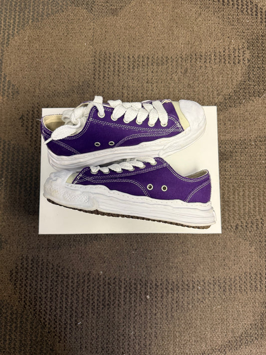 Maison Mihara Yasuhiro Hank OG Sole Canvas Low Purple SZ 40