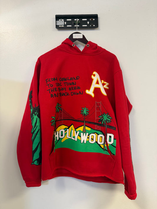 Red Homme Plus Hoodie - Size M