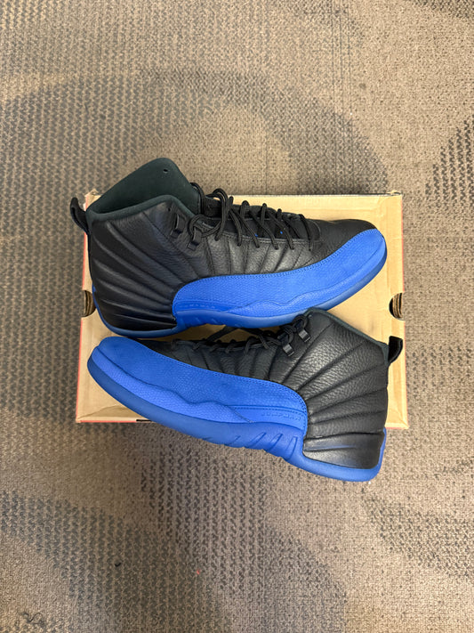 Jordan 12 Retro Black Game Royal SZ 11.5