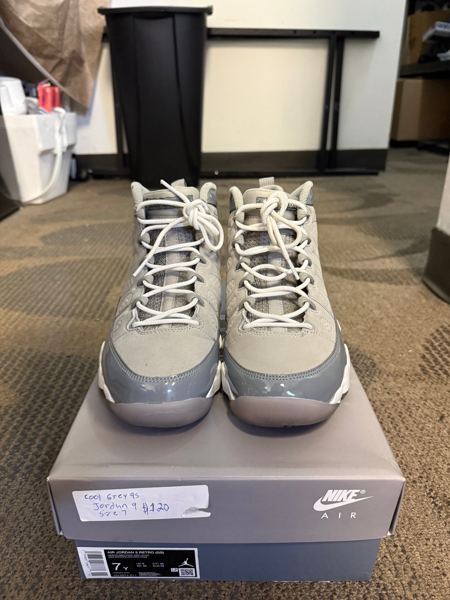 Jordan 9 Retro Cool Grey (2025) SZ 7