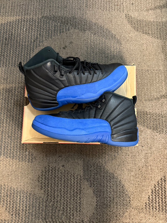 Jordan 12 Retro Black Game Royal SZ 11.5