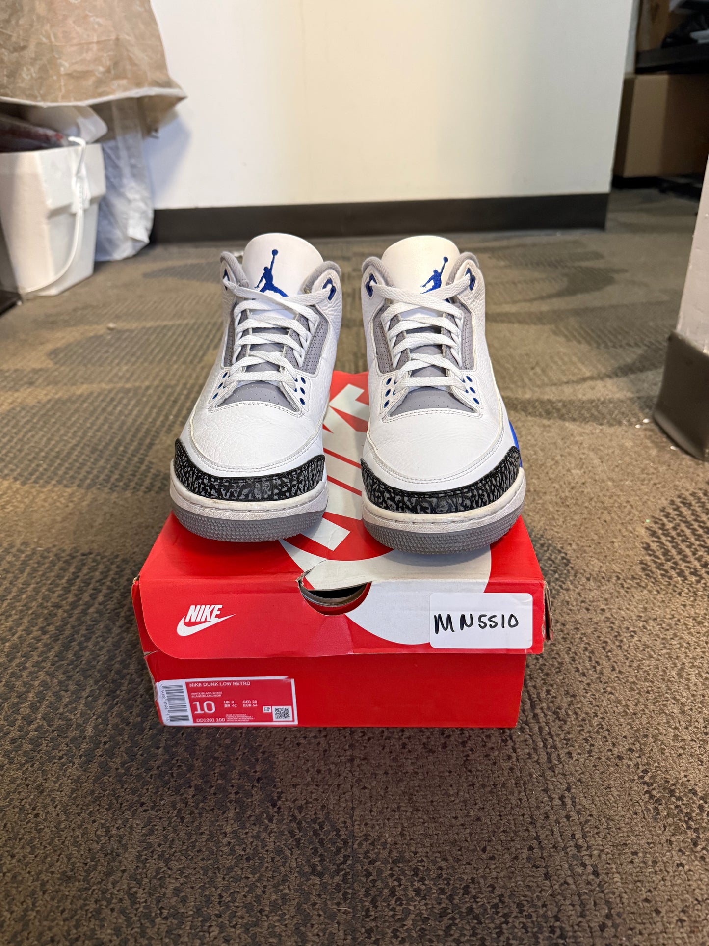 Jordan 3 Retro Racer Blue SZ 10