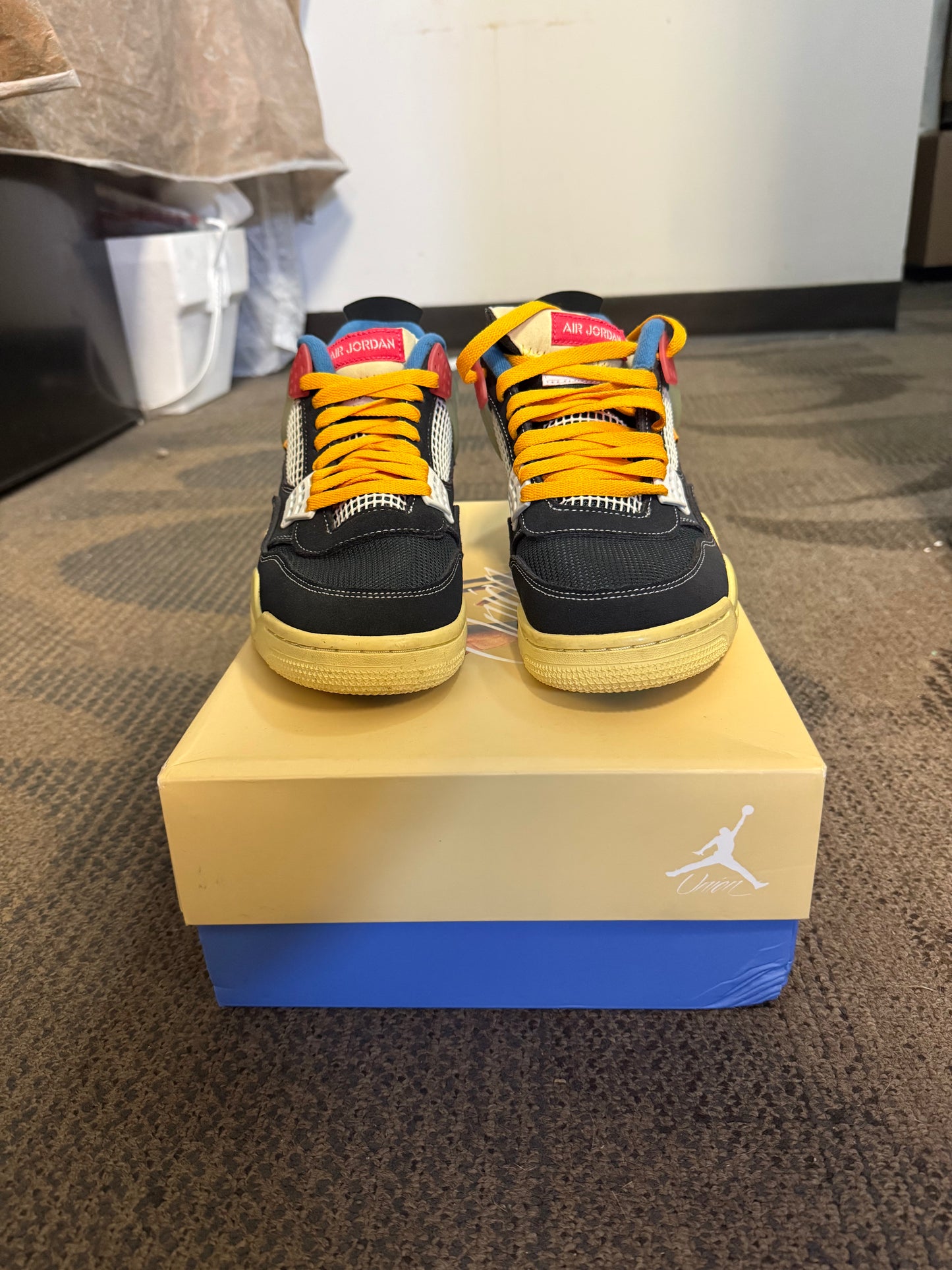Jordan 4 Retro Union Off Noir SZ 9