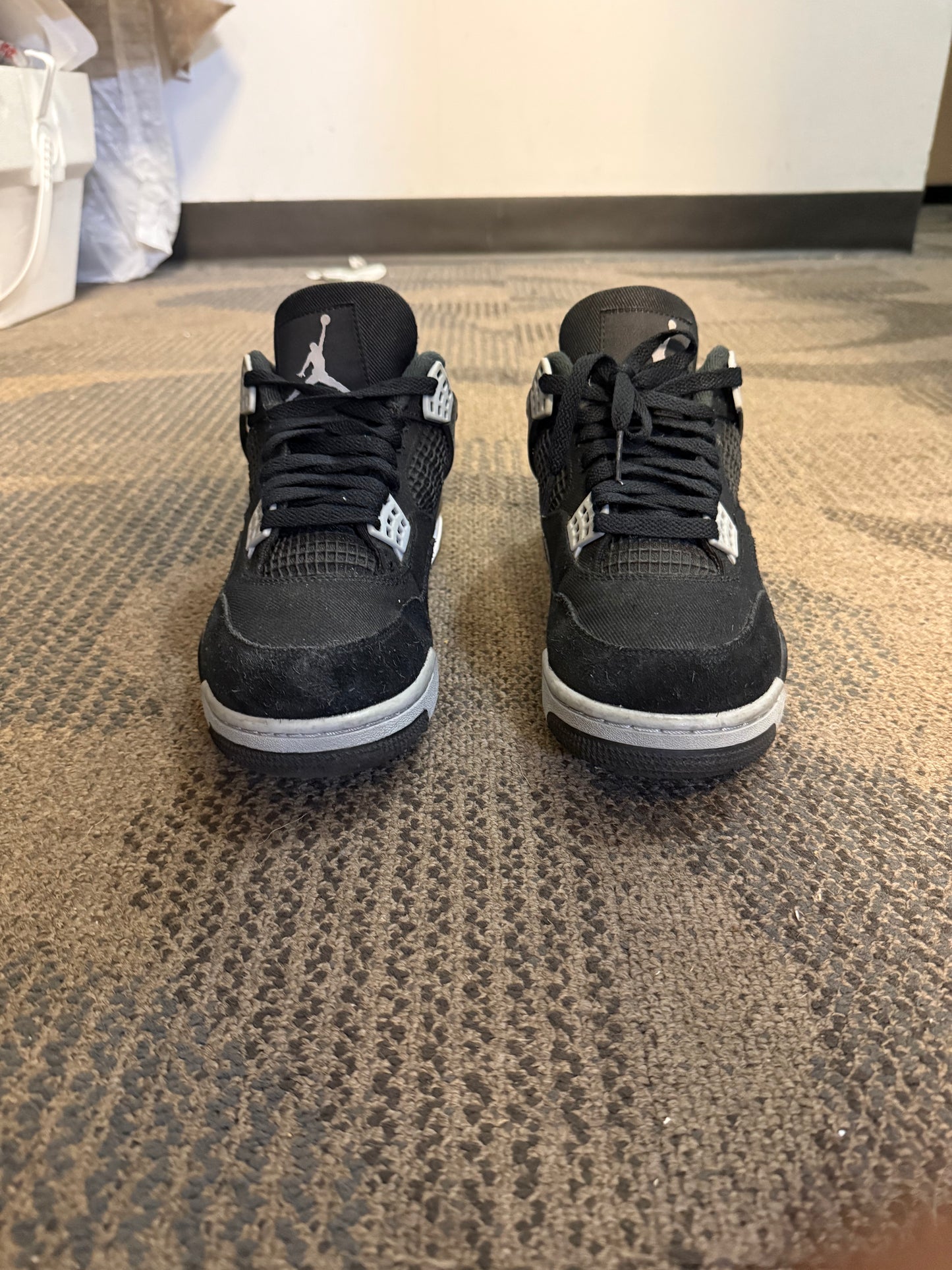 Jordan 4 Retro SE Black Canvas SZ 9.5