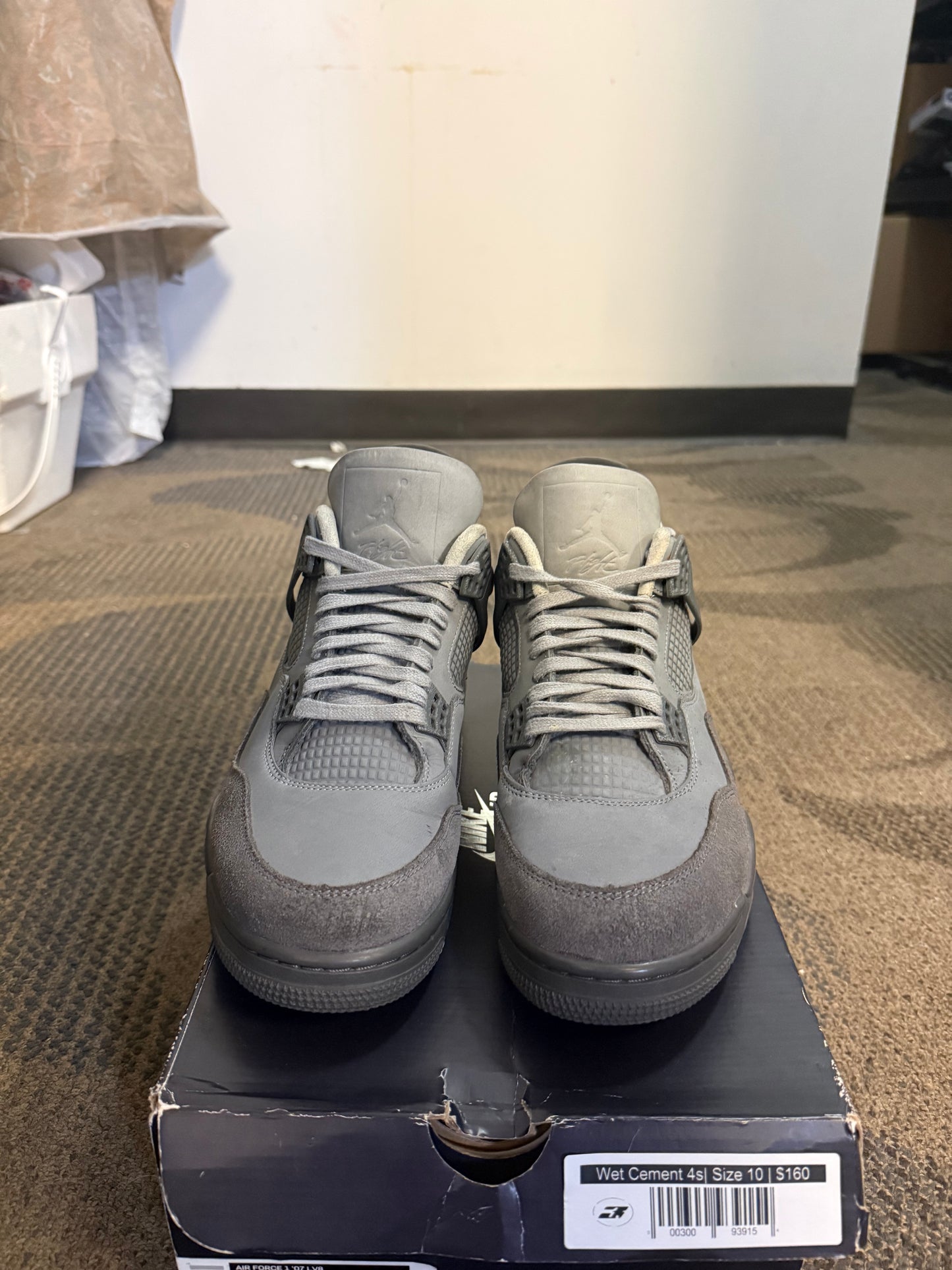 Jordan 4 Retro SE Paris Olympics Wet Cement SZ 10