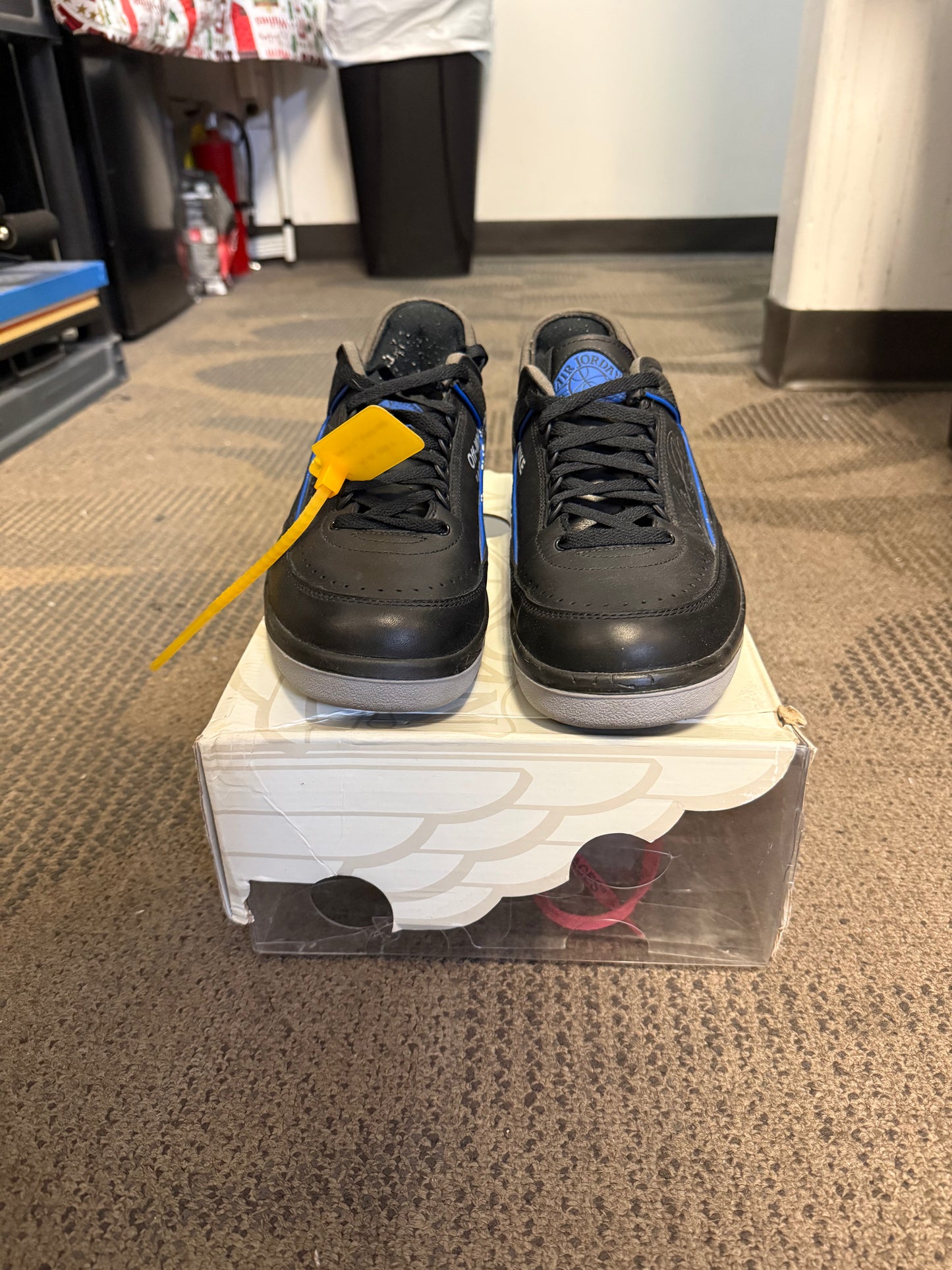 Jordan 2 Retro Low SP Off-White Black Blue SZ 11