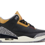 WMNS Air Jordan 3 Retro Black Cement Gold SZ 12