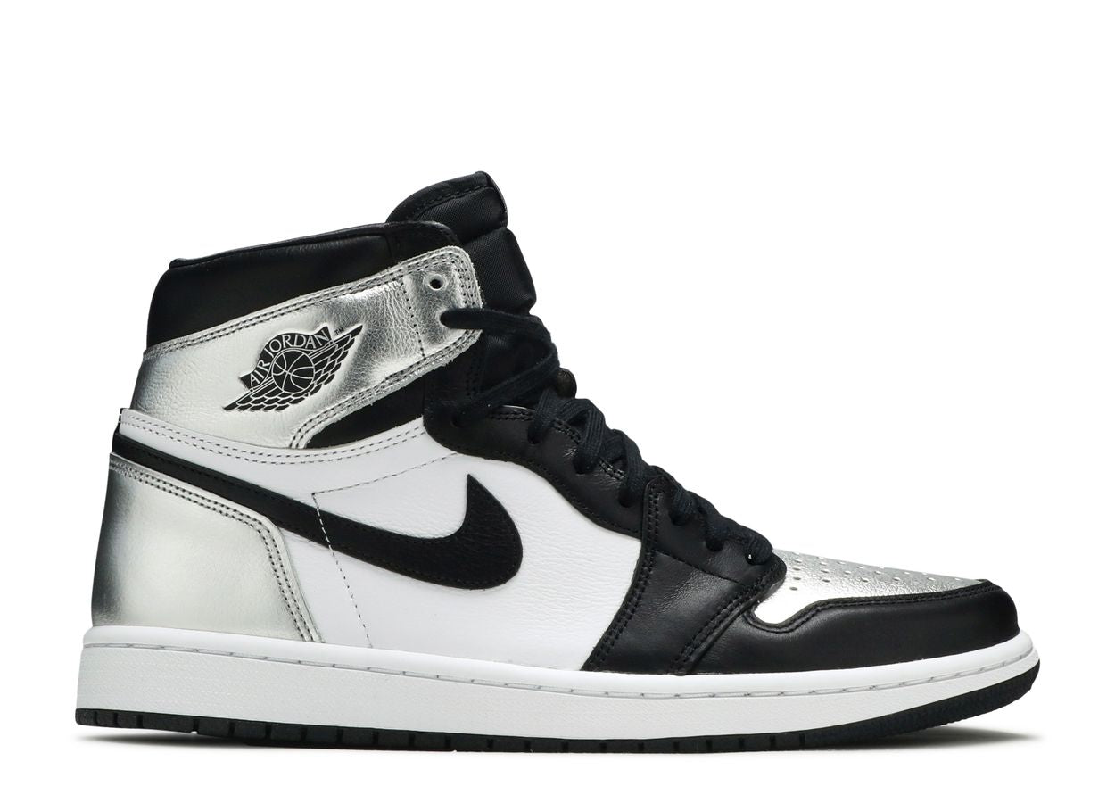 WMNS Jordan 1 Retro High OG Silver Toe SZ 10.5