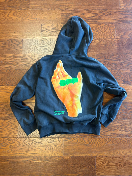 OW Hoodie Hand Logo M