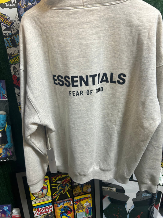 Gray Essentials Hoodie L