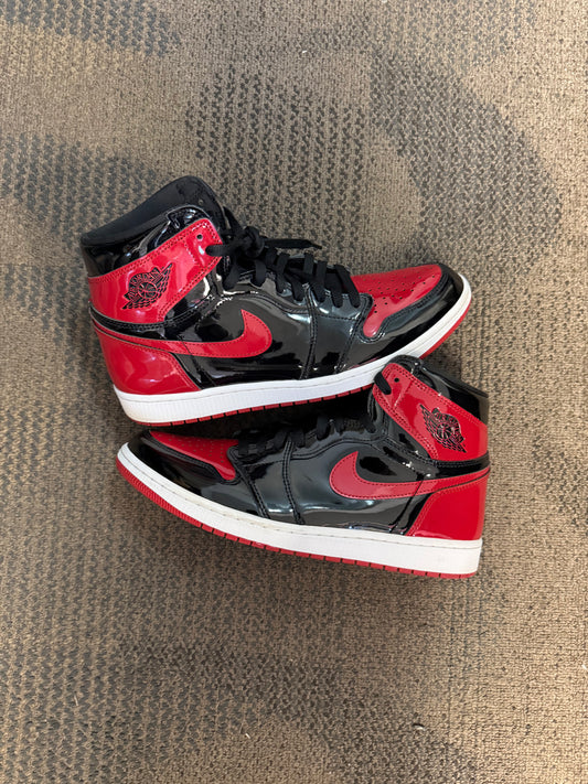 Jordan 1 Retro High OG Patent Bred SZ 12
