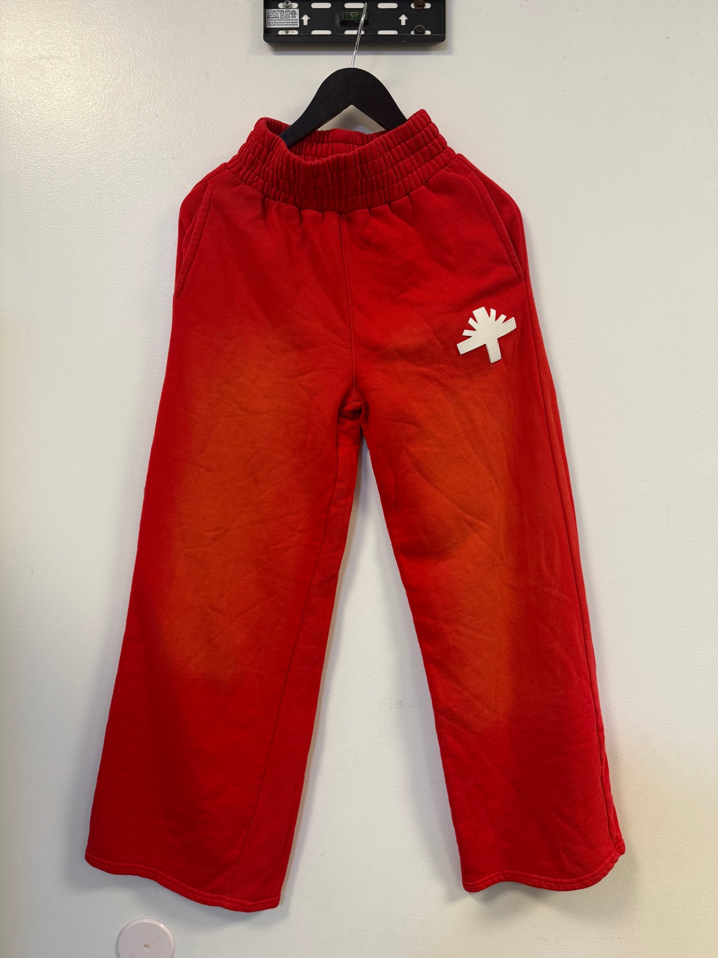 Red Vertebrae Sweatpants - Size M