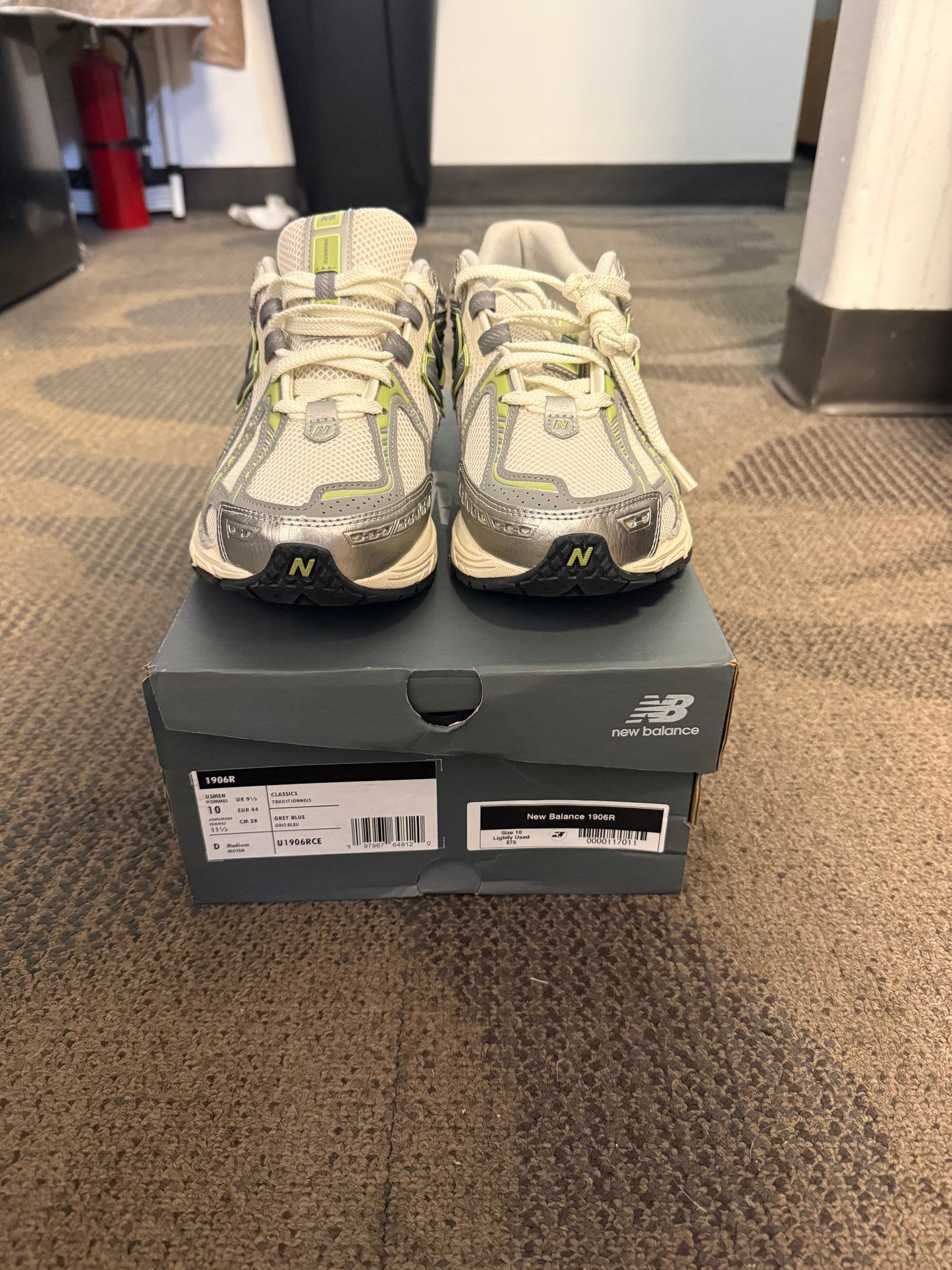 New Balance 1906R Yellow Parchment Sz 10