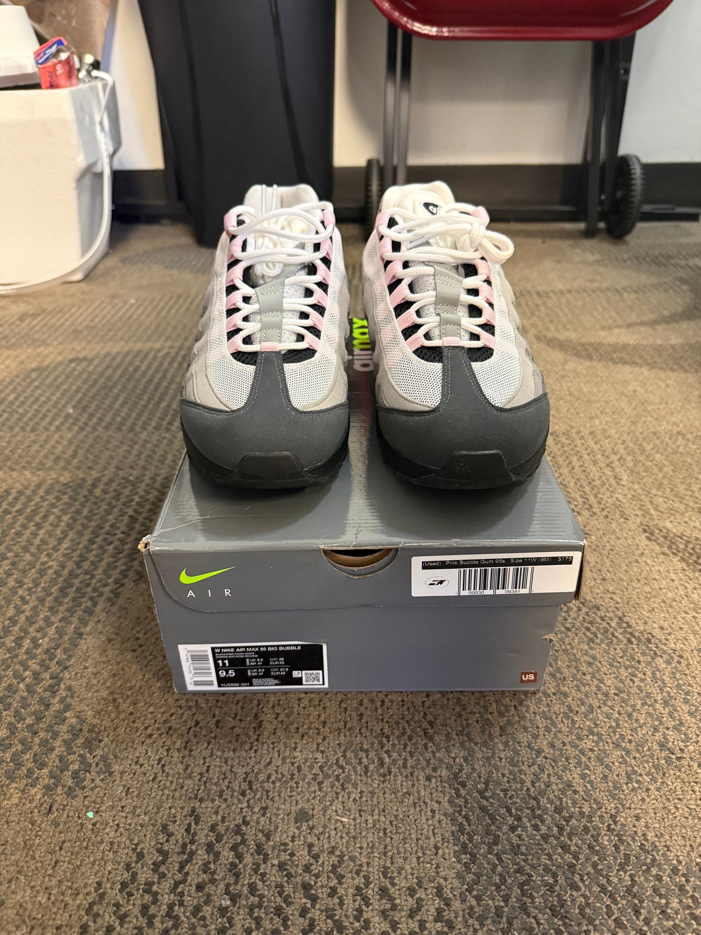 Nike Air Max 95 OG Big Bubble Pink Foam 11W (9M)