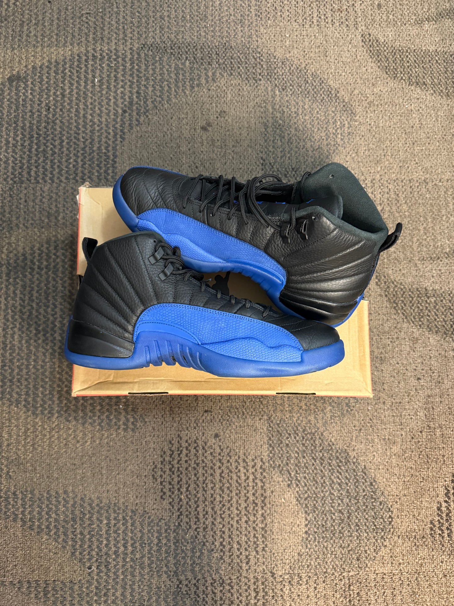 Jordan 12 Retro Black Game Royal SZ 11.5