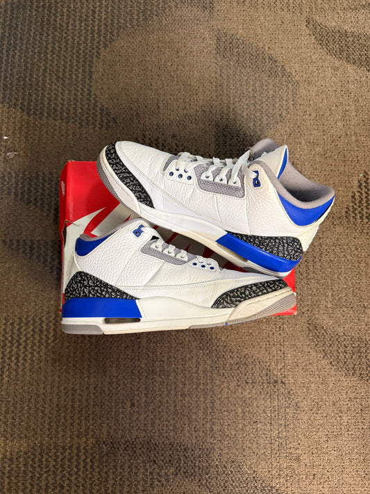 Jordan 3 Retro Racer Blue SZ 10