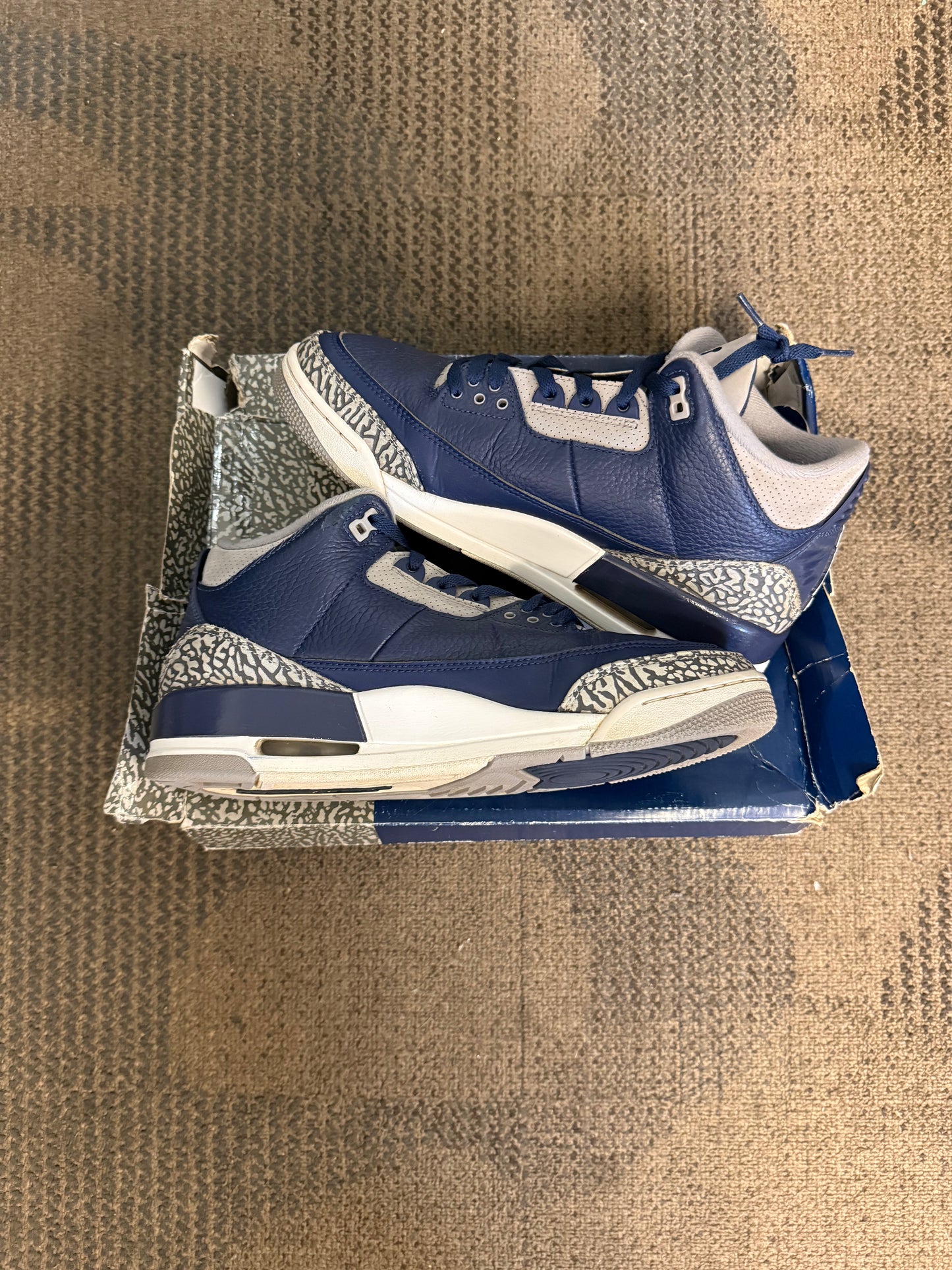 Jordan 3 Retro Georgetown (2021) SZ 10