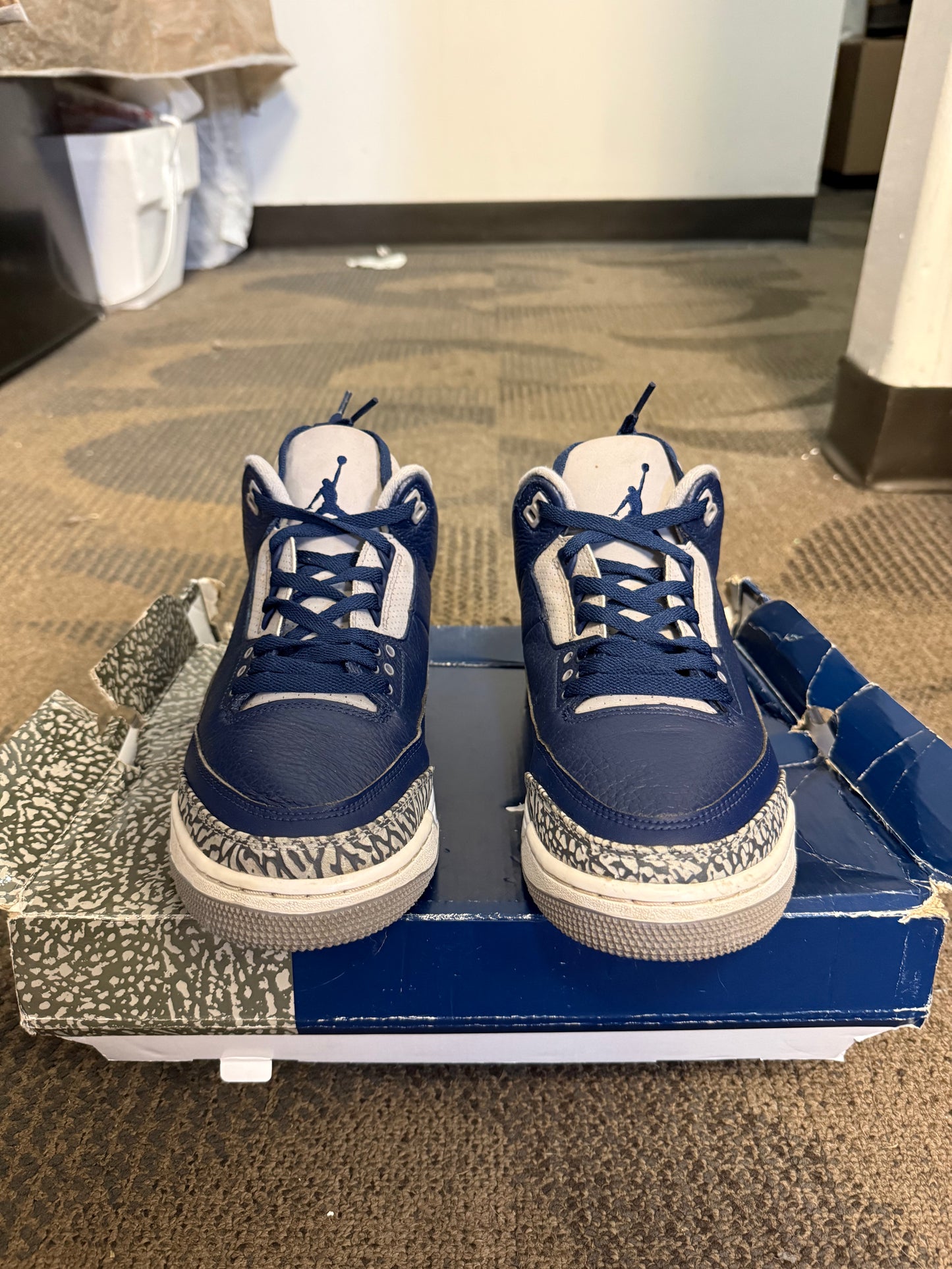 Jordan 3 Retro Georgetown (2021) SZ 10