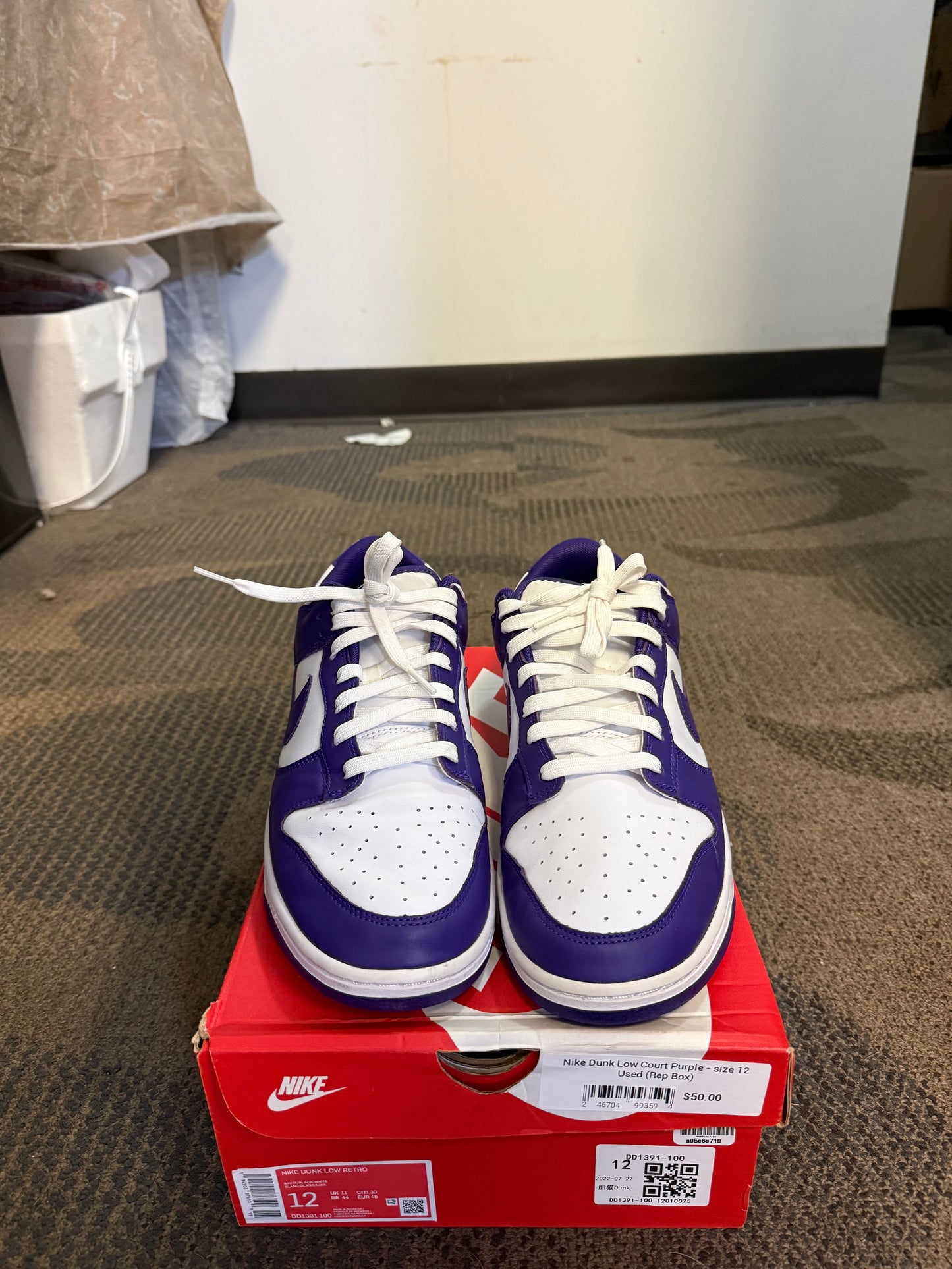 Nike Dunk Low Championship Court Purple SZ 12