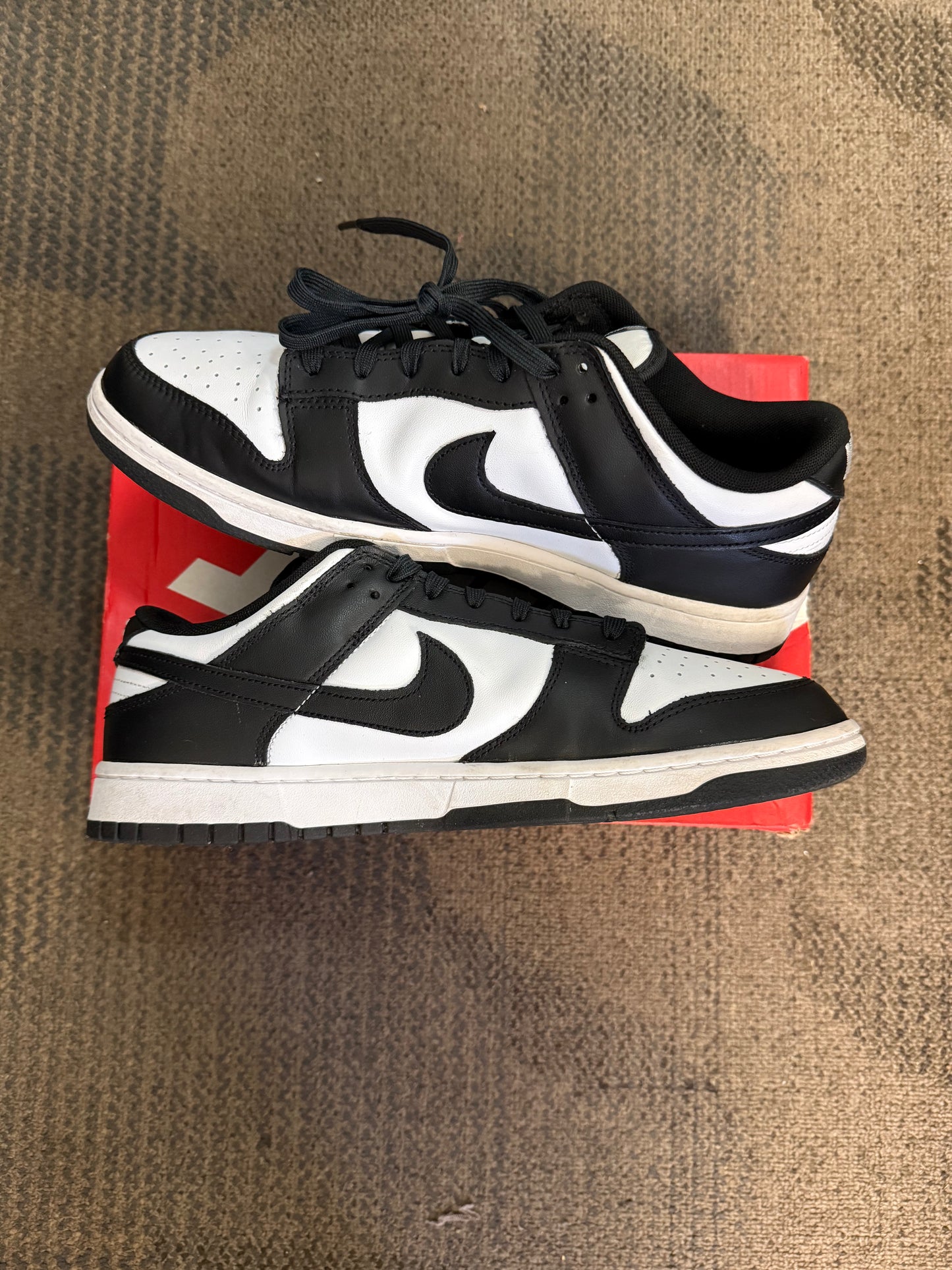 Nike Dunk Low Retro White Black Panda SZ 12