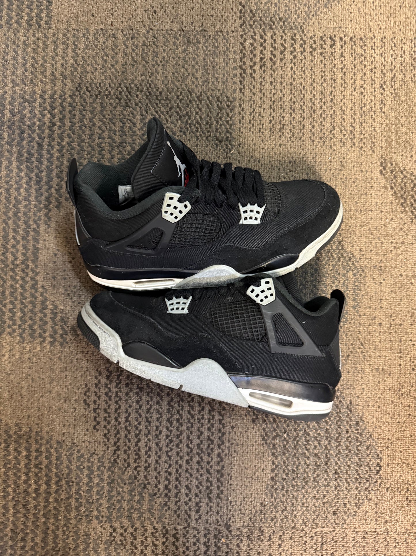 Jordan 4 Retro SE Black Canvas SZ 9.5