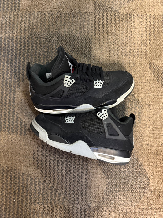 Jordan 4 Retro SE Black Canvas SZ 9.5