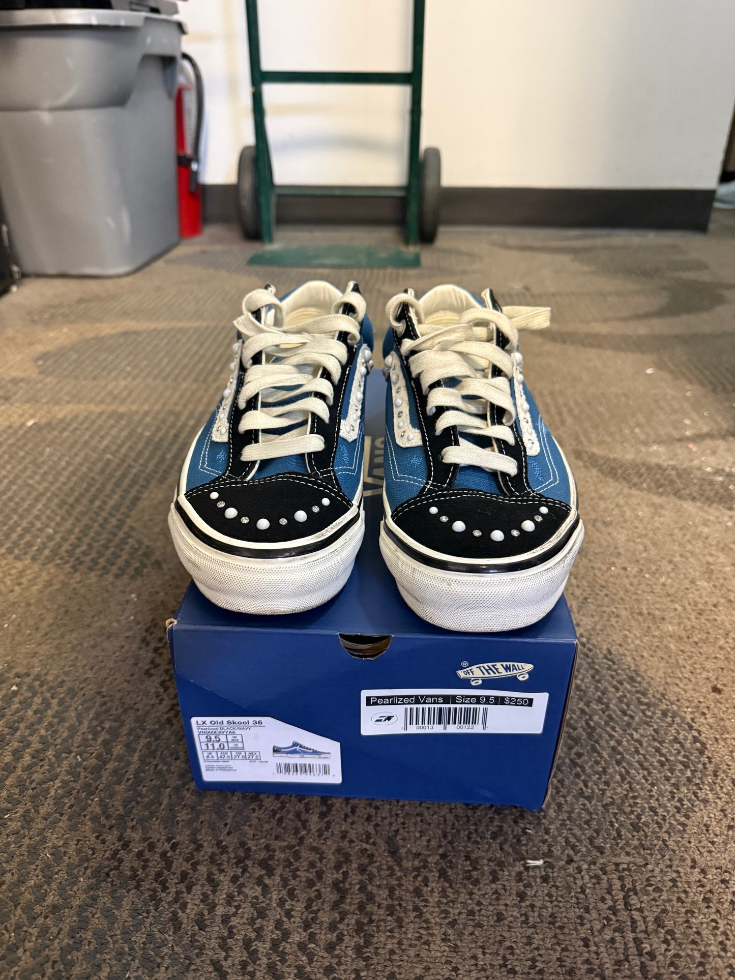 Vans LX Old Skool 36 Pearlized Pack Black Navy SZ 9.5