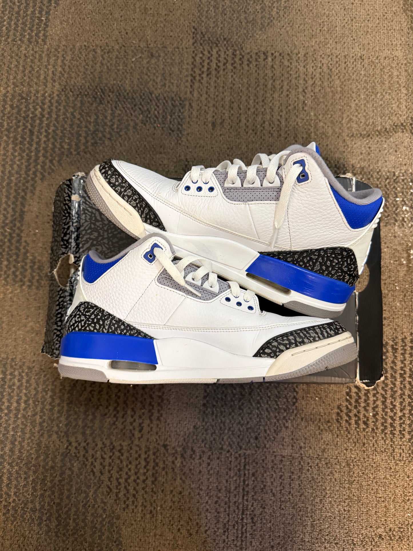 Jordan 3 Retro Racer Blue SZ 9.5