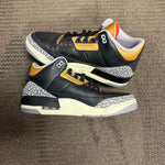 WMNS Air Jordan 3 Retro Black Cement Gold SZ 12