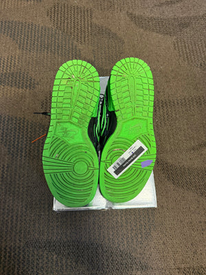 Nike Air Rubber Dunk Off-White Green Strike SZ 10