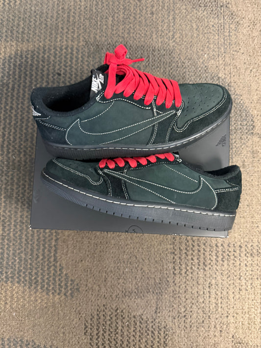 Jordan 1 Retro Low OG SP Travis Scott Black Phantom SZ 9
