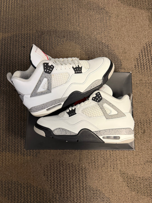 Jordan 4 Retro White Cement (2025) SZ 10