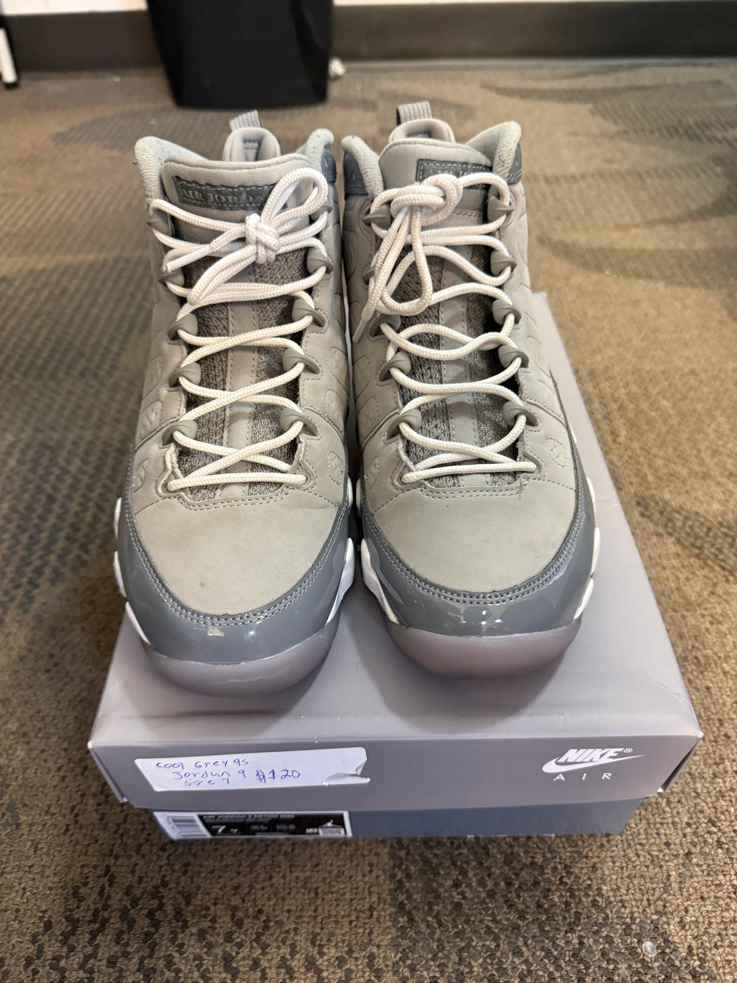 Jordan 9 Retro Cool Grey (2025) SZ 7Y