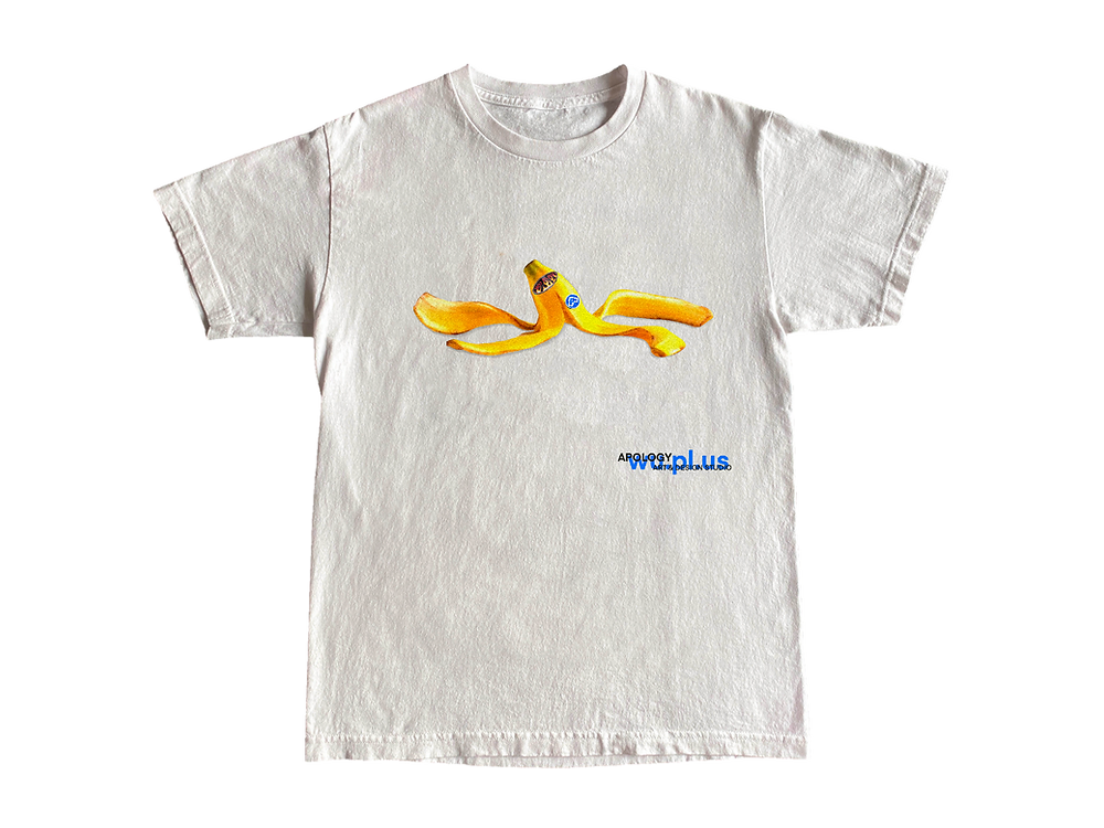 apology x wuplus banana tee